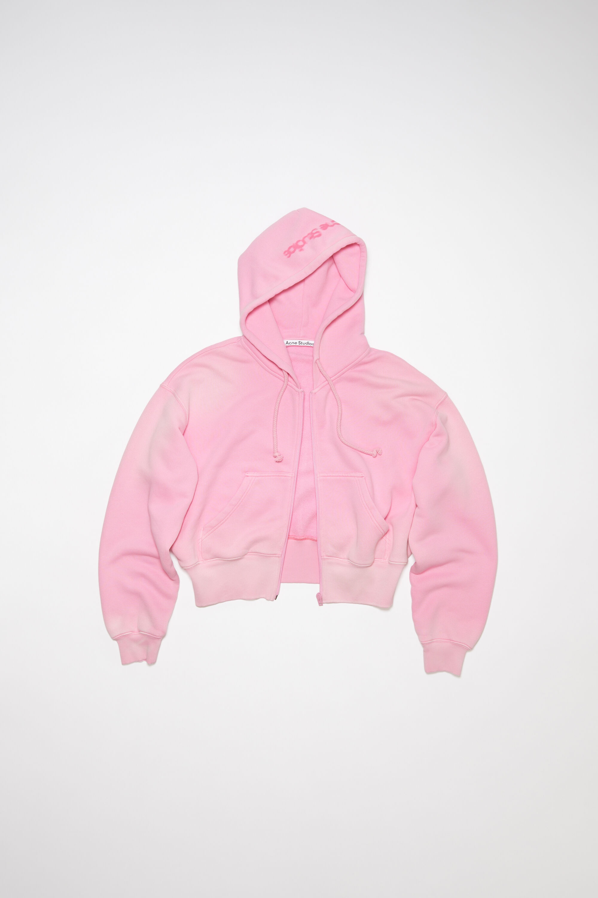 Dyed zippered jacket - Bubble Pink - 6