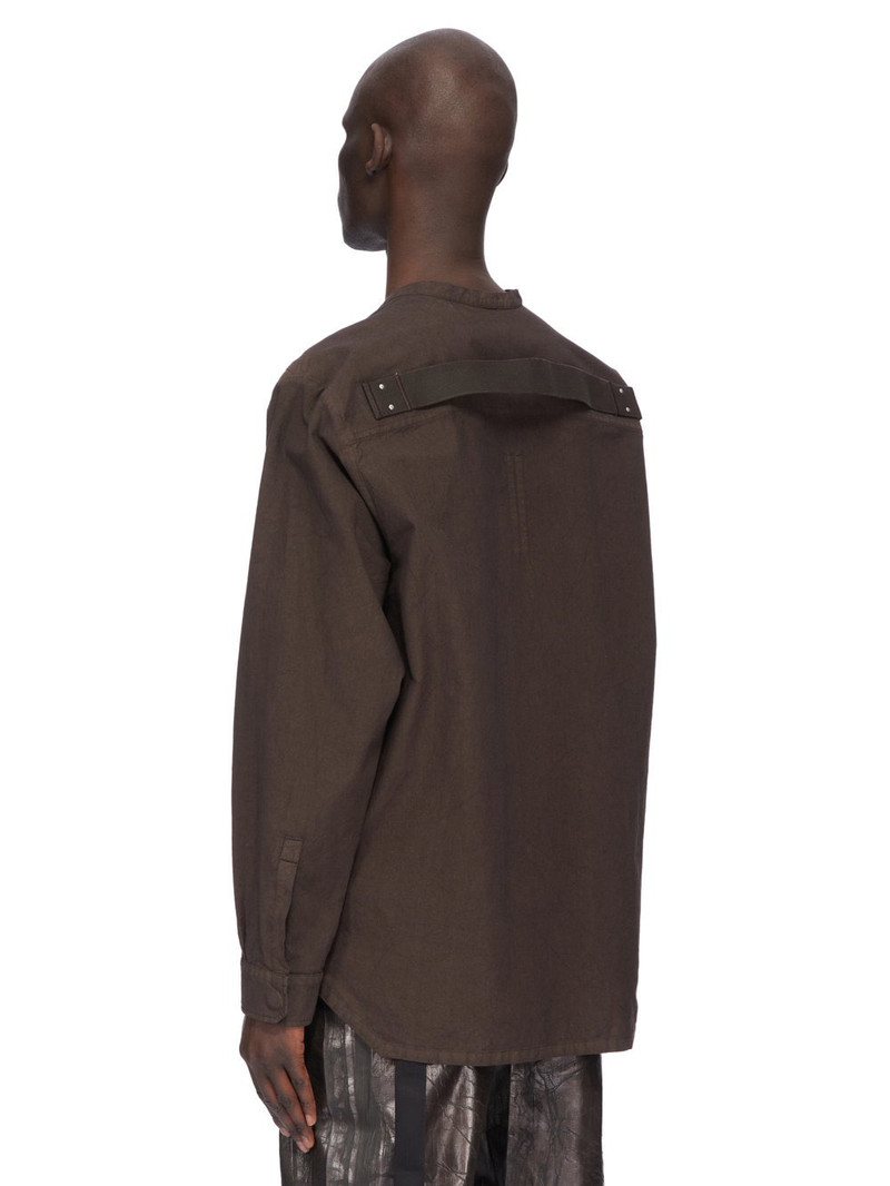 button-fastening cotton shirt 3