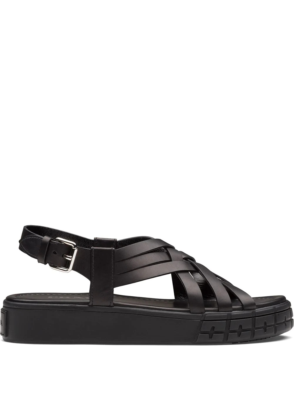 strappy 30mm flatform sandals - 1