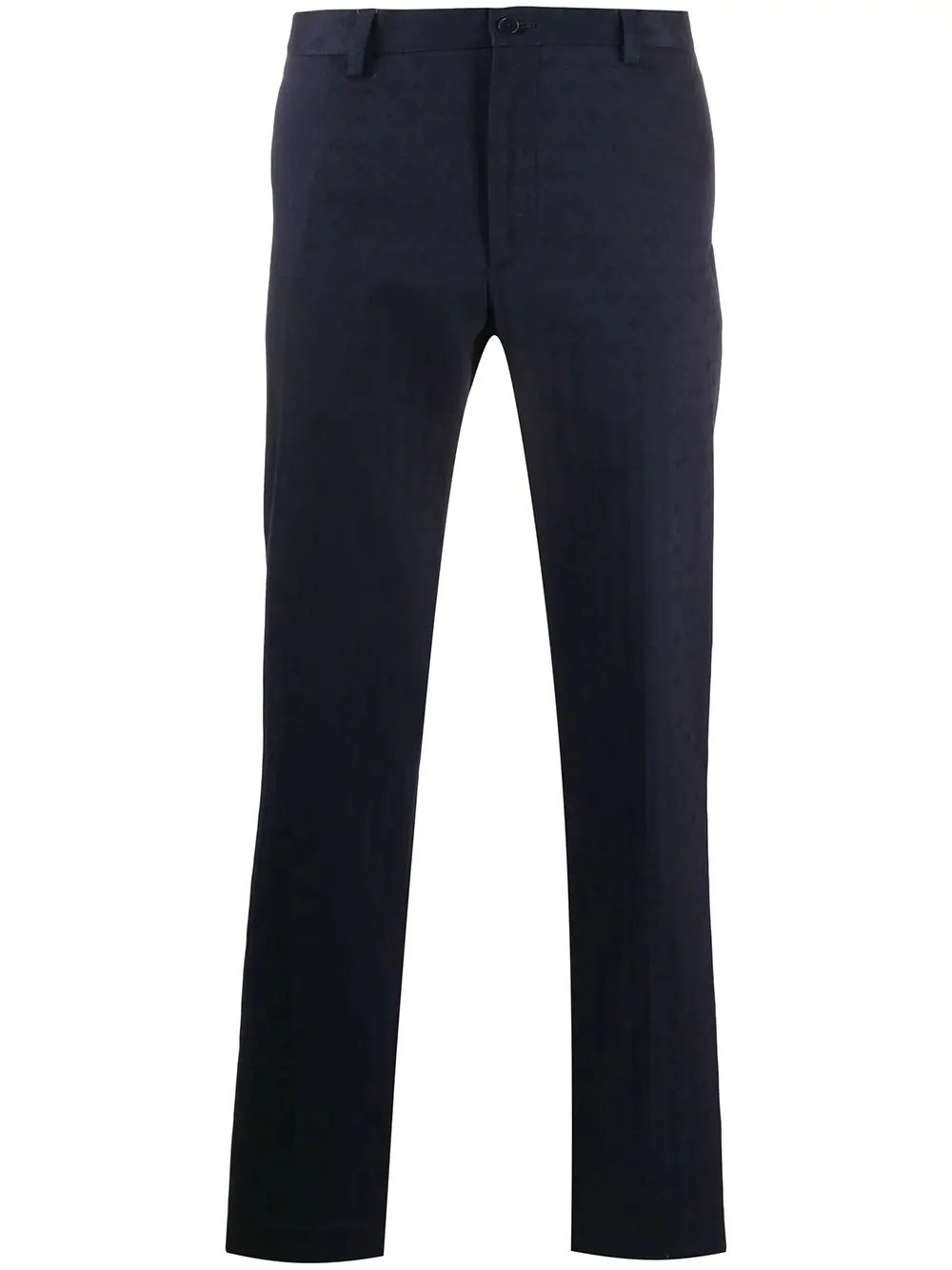 skinny-fit jacquard trousers - 1