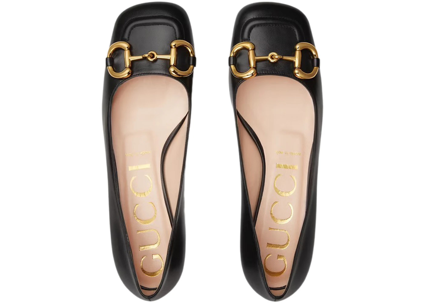 Gucci Horsebit Ballet Flat Black Leather - 3