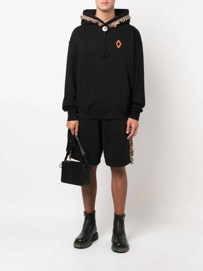 Marcelo Burlon County Of Milan fringed-trim pullover hoodie outlook