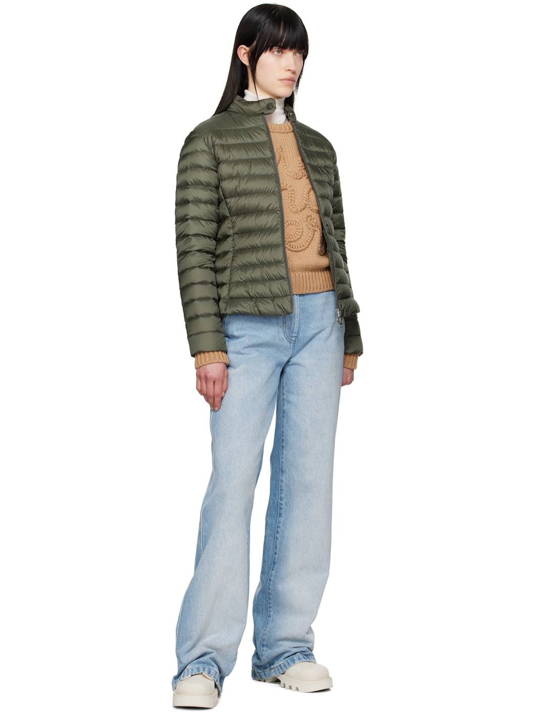 Green Igelle Short Down Jacket - 5