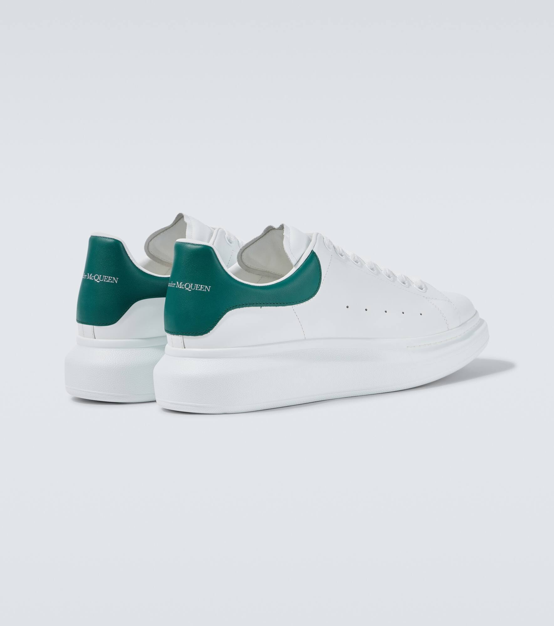 Oversized leather sneakers - 6