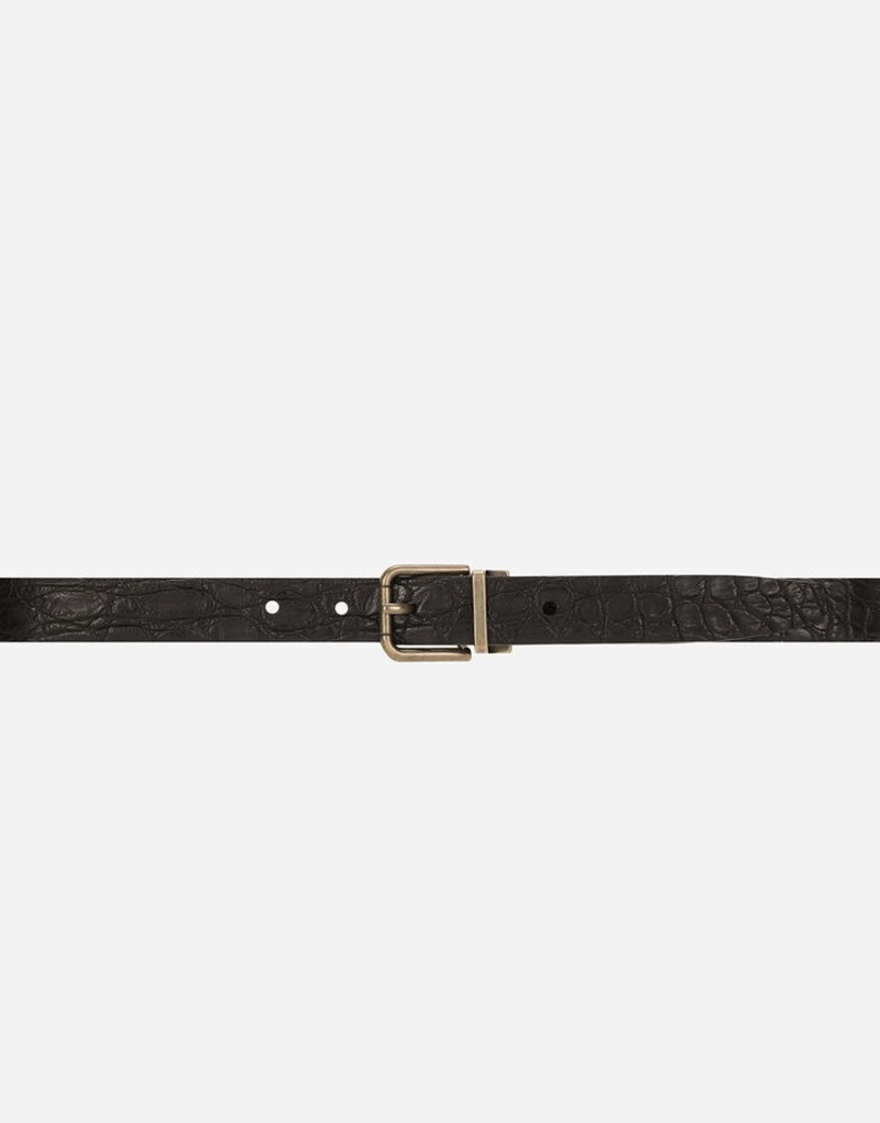 Crocodile skin belt 3