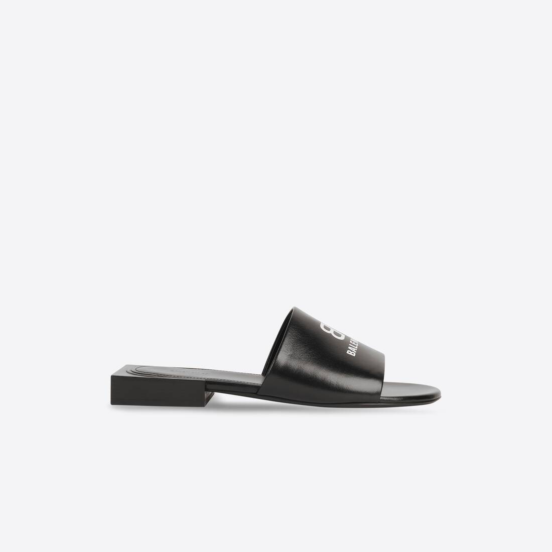 Women's Box Sandal in Black - 1