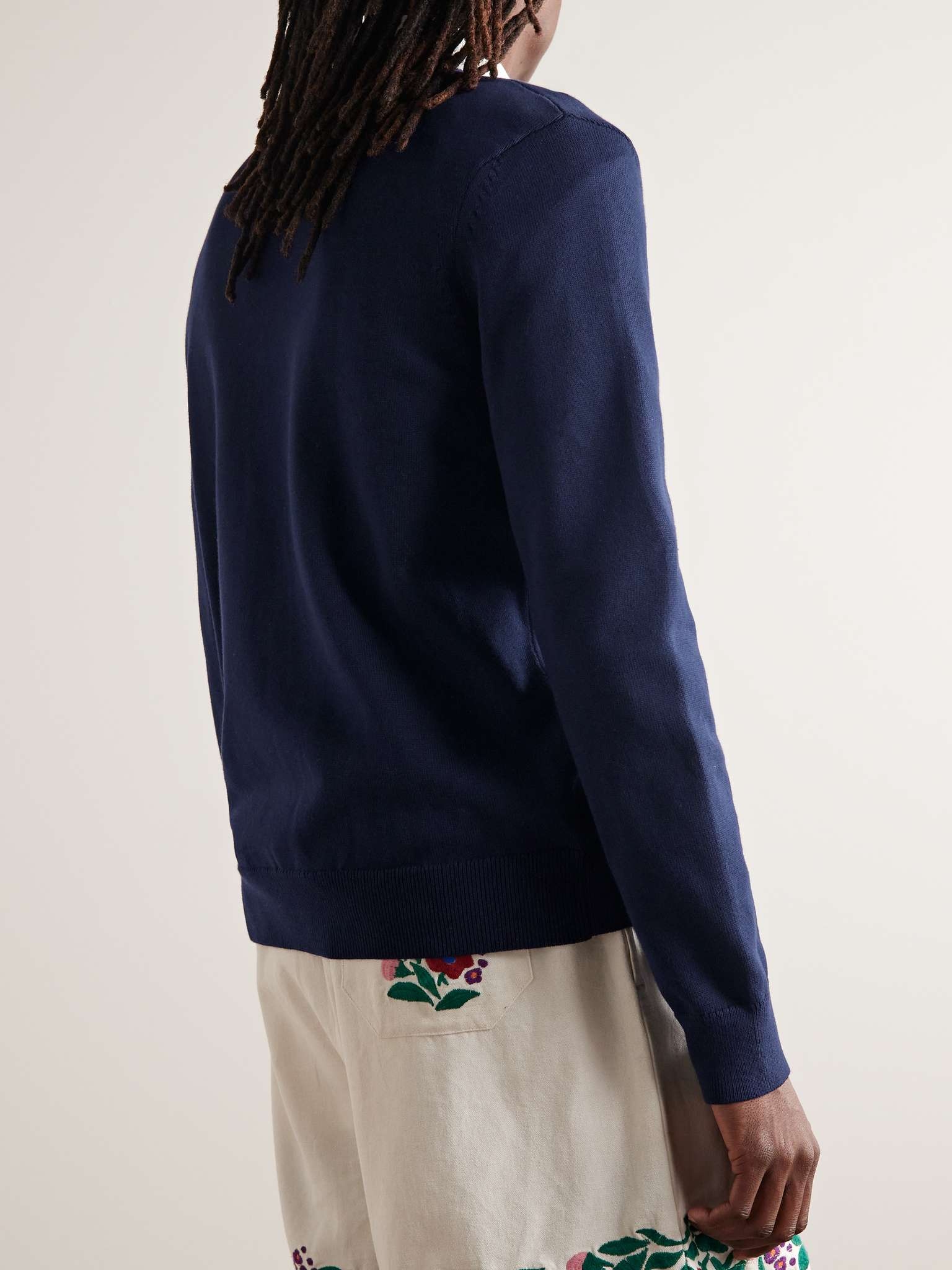 Joseph Logo-Embroidered Cotton Cardigan - 4