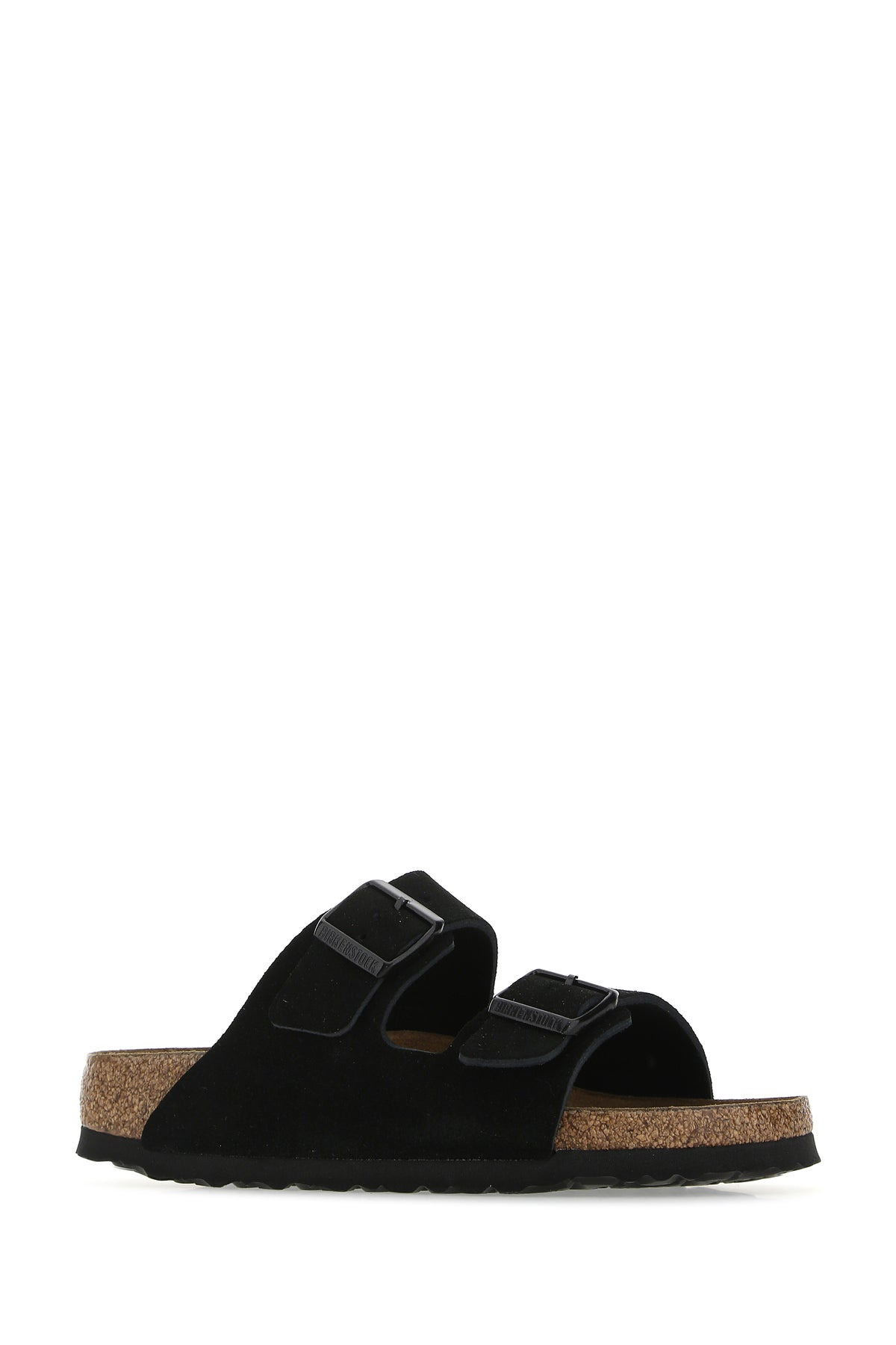 Black suede Arizona slippers - 2
