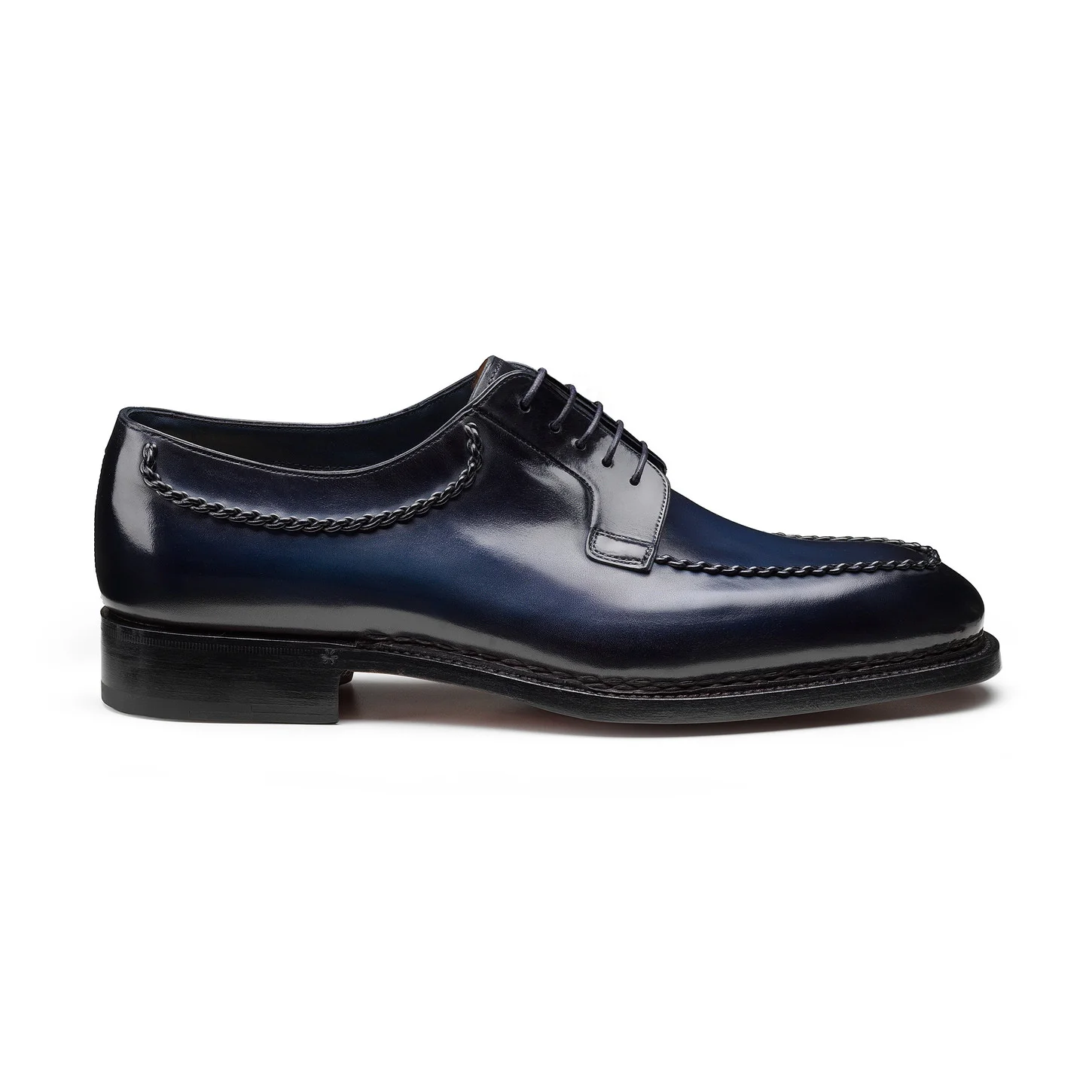 Men's blue leather Meraviglia Collection Derby shoe - 1