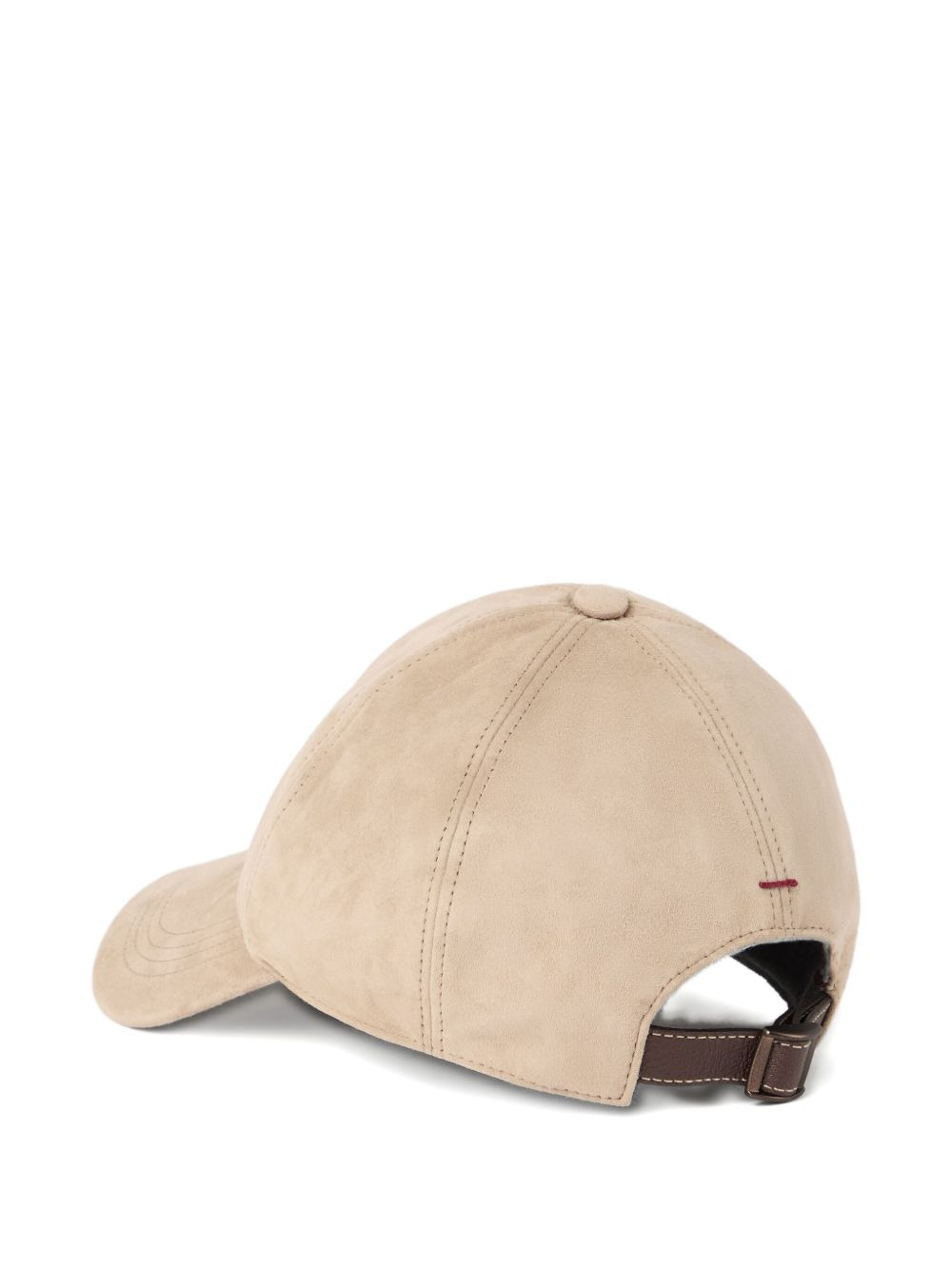 embroidered suede baseball cap - 2