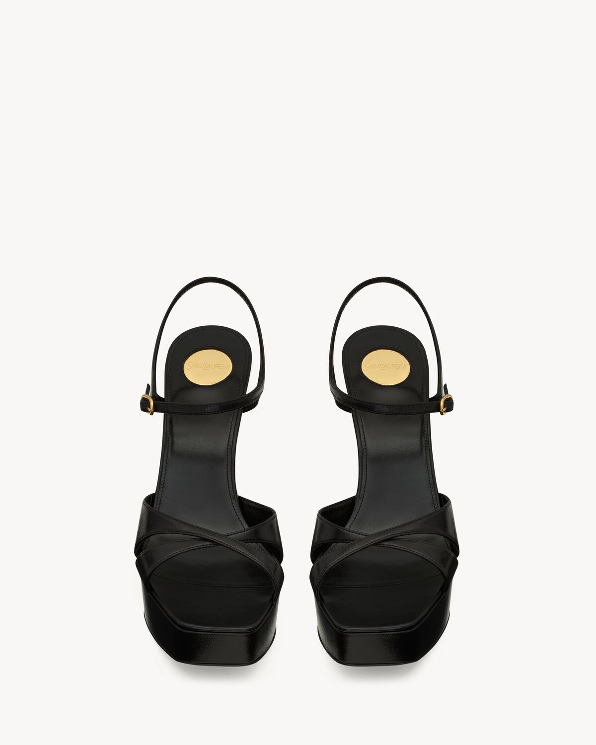 DEBBIE PLATFORM SANDALS IN SMOOTH LEATHER - 2