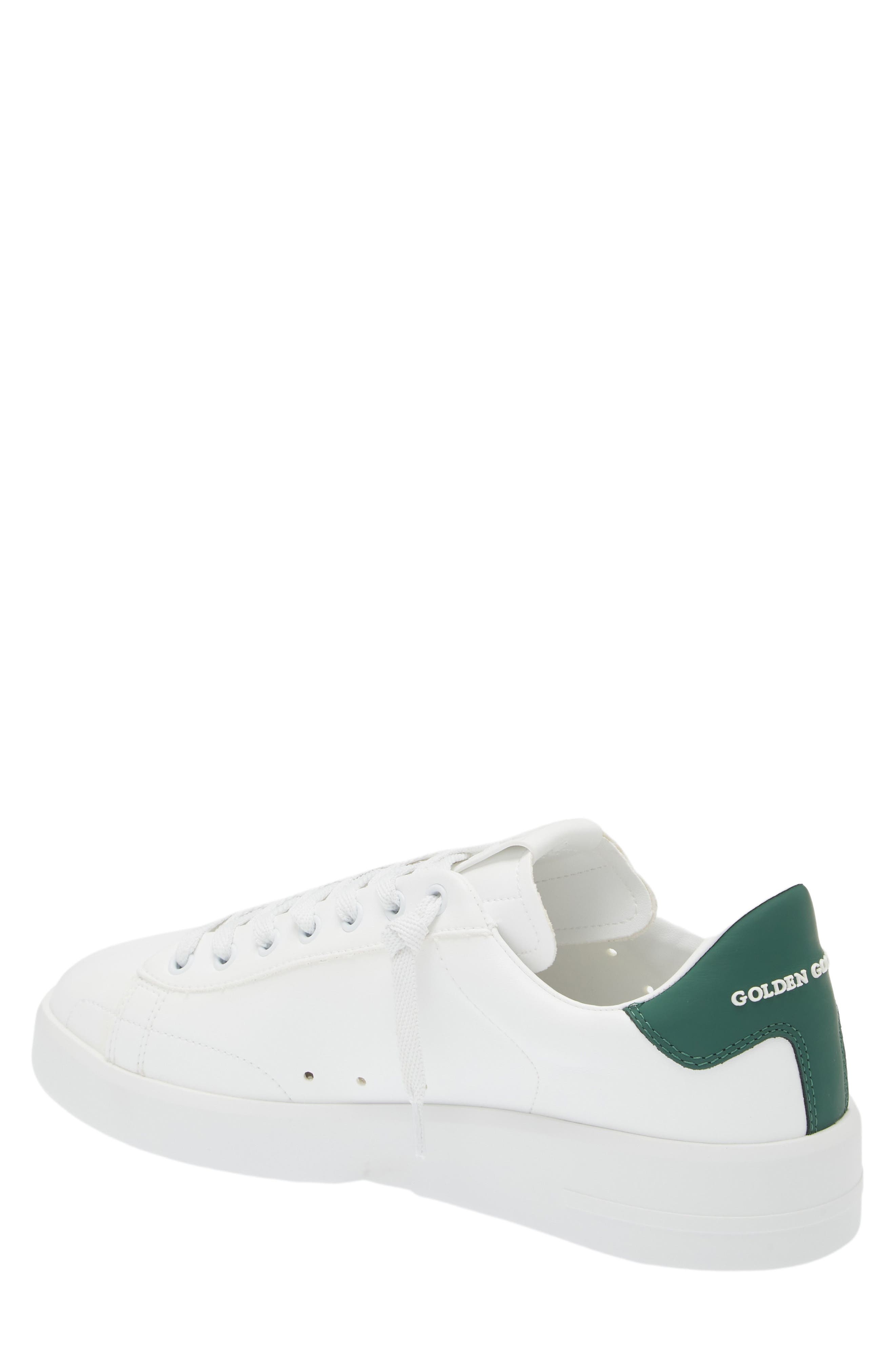 Golden Goose Purestar Sneaker in White/Green at Nordstrom - 2