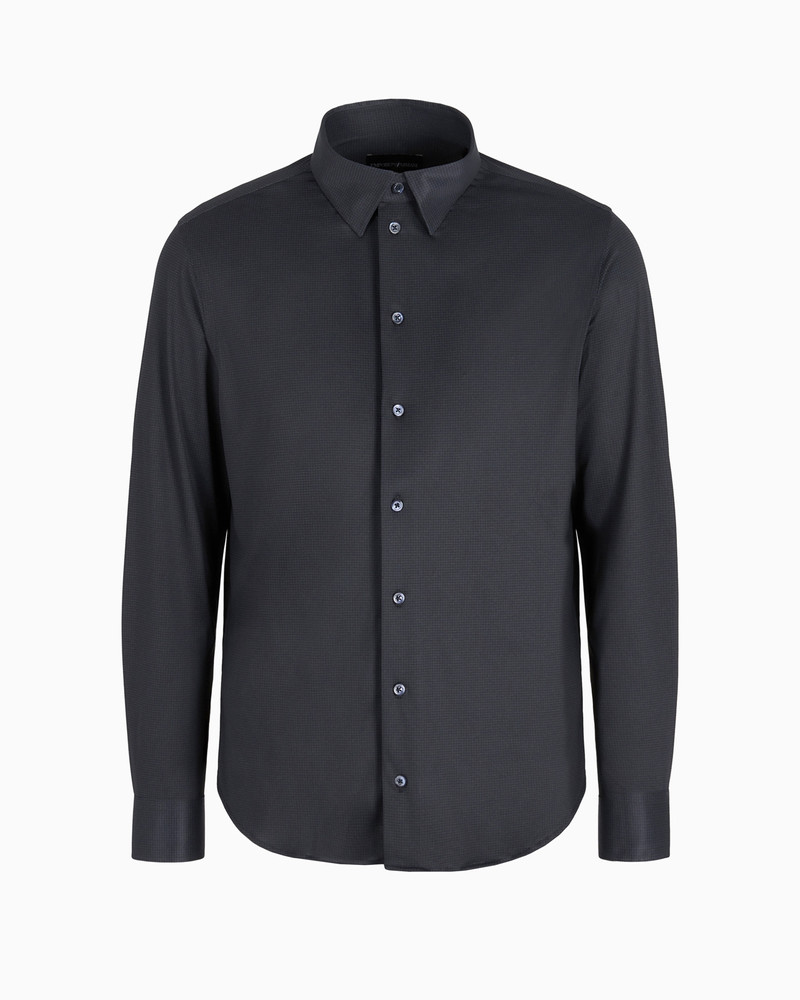 Printed stretch fabric shirt 1
