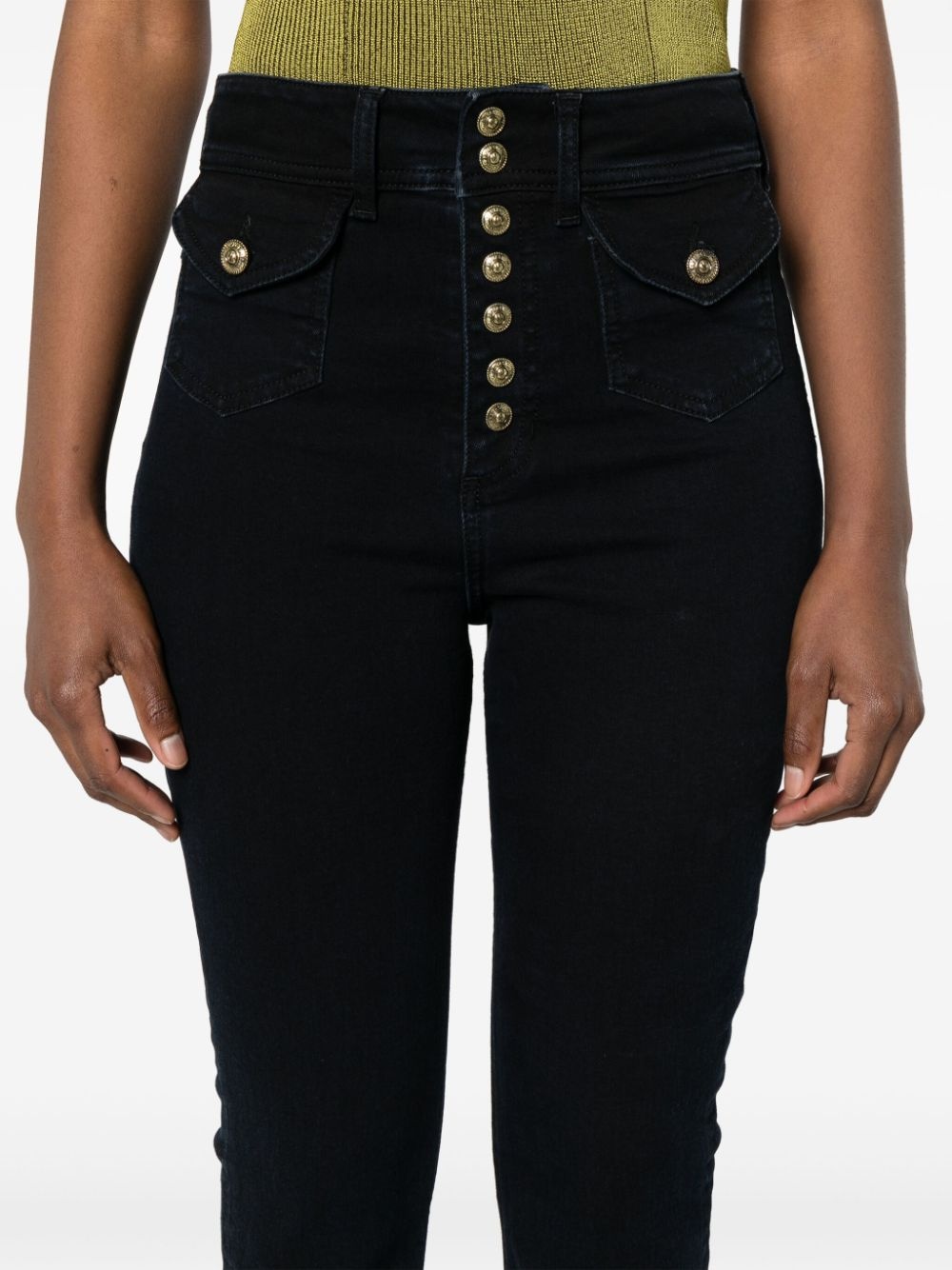 high-rise flared jeans - 5