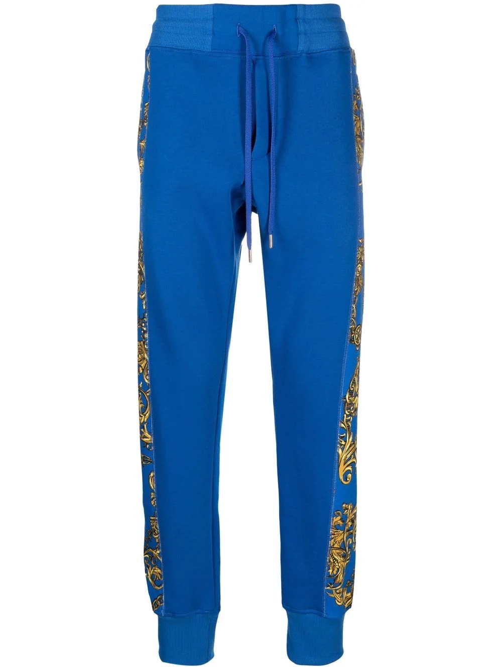 baroque-print track pants - 1