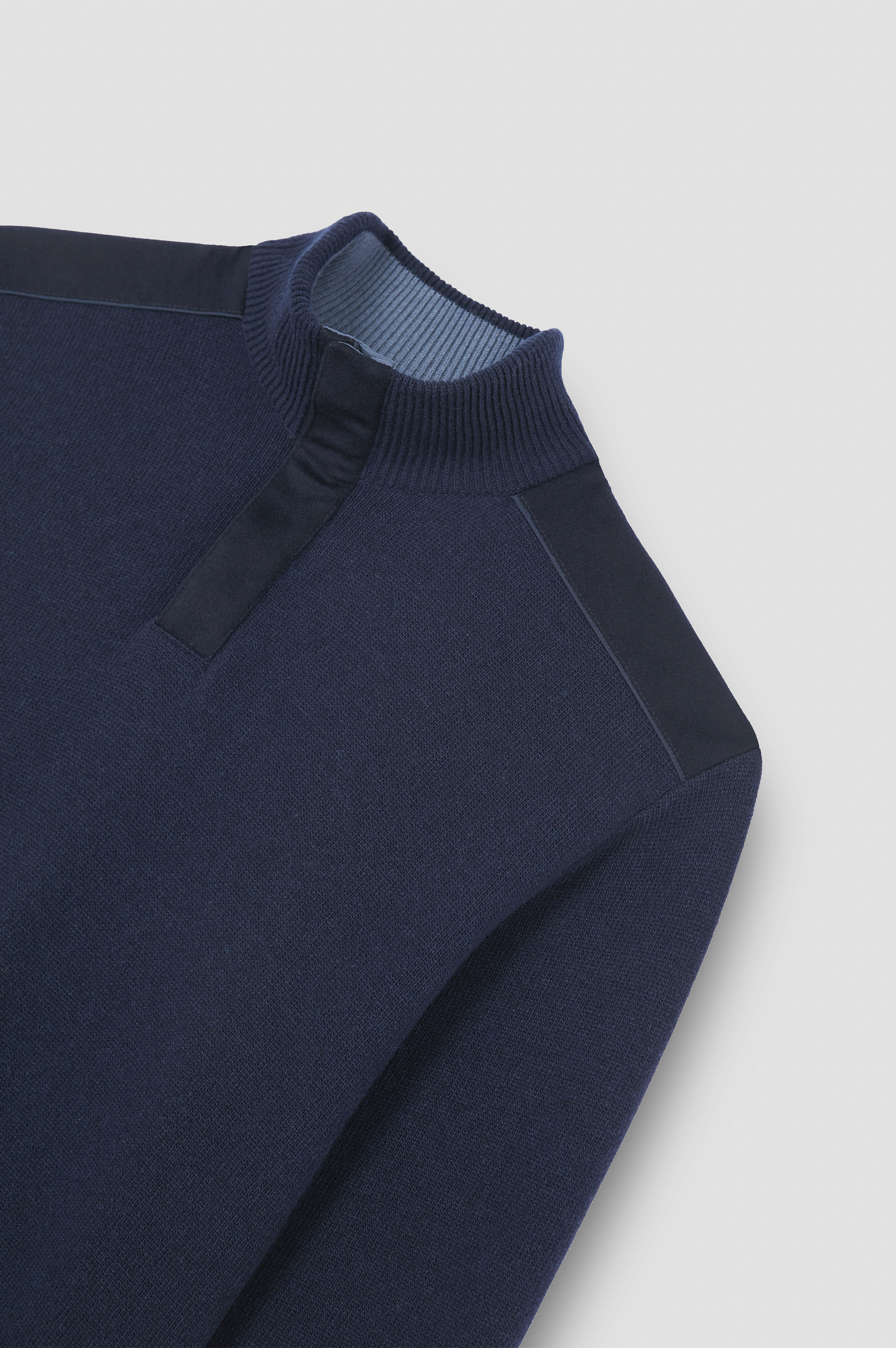 TYPHOON® PLATINUM WOOL CASHMERE HALF ZIP SWEATER - 5