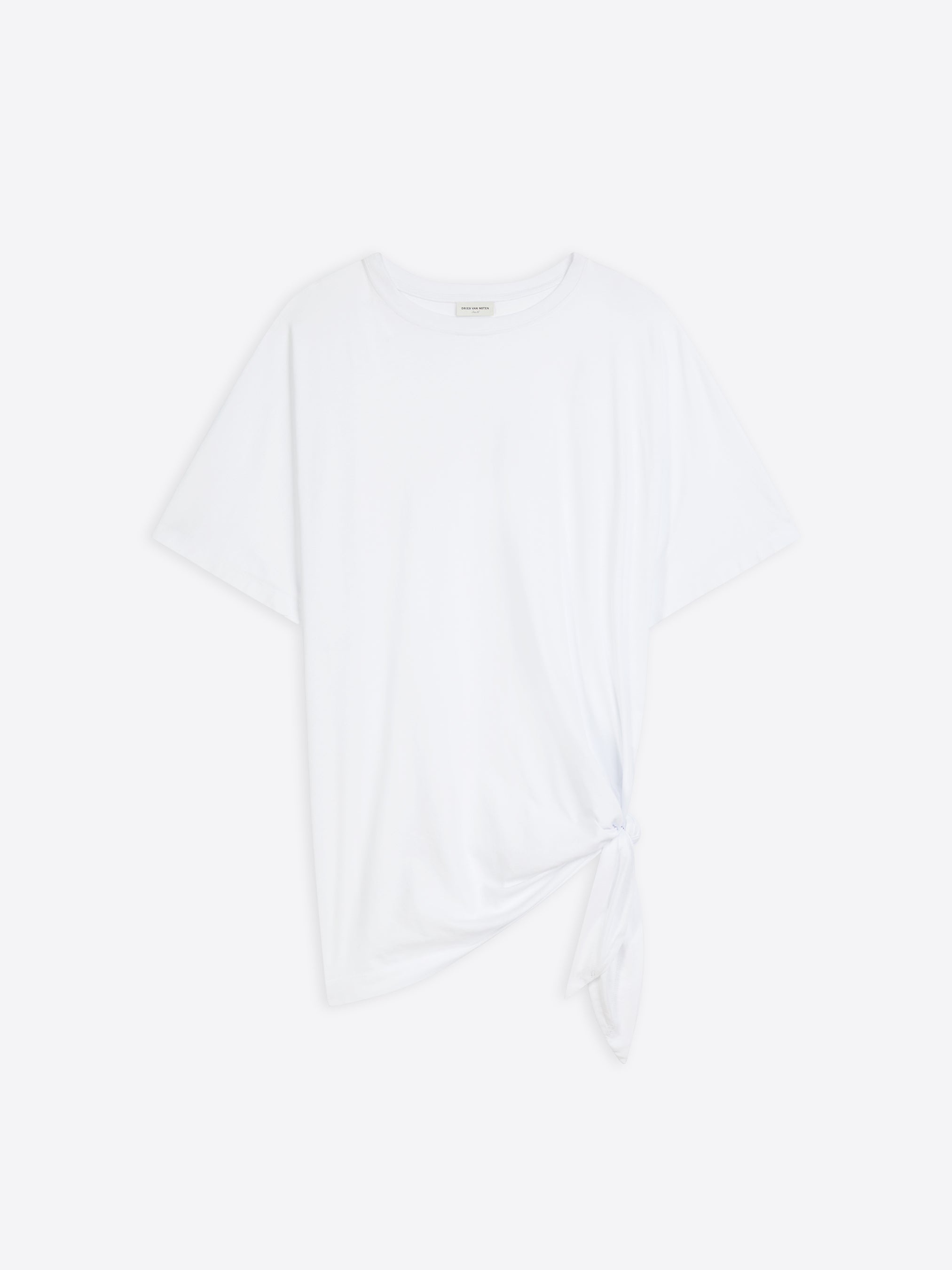 DRAPED KNOT TEE - 1