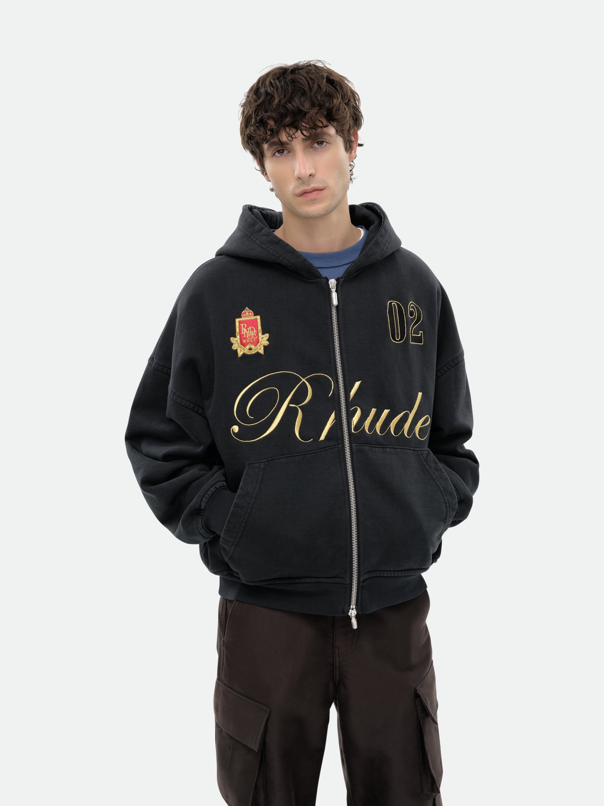 GSTAAD RHUDE ZIP UP HOODIE - 6