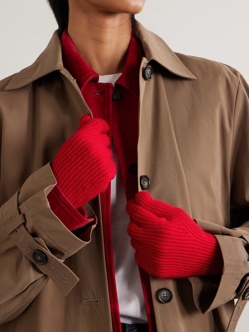 TOTEME Ribbed Cashmere Gloves outlook