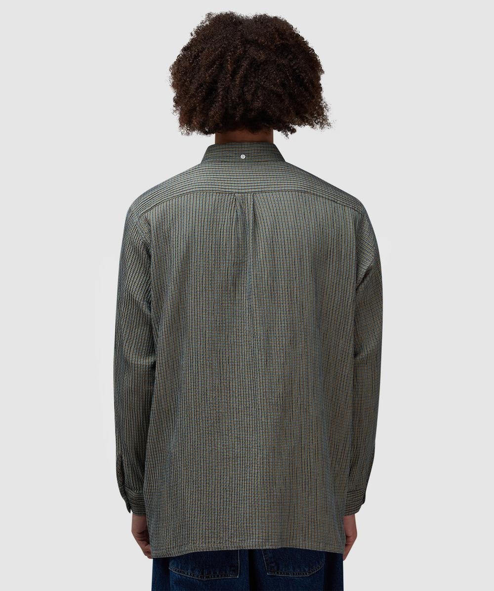 Open B.D. plaid shirt - 3