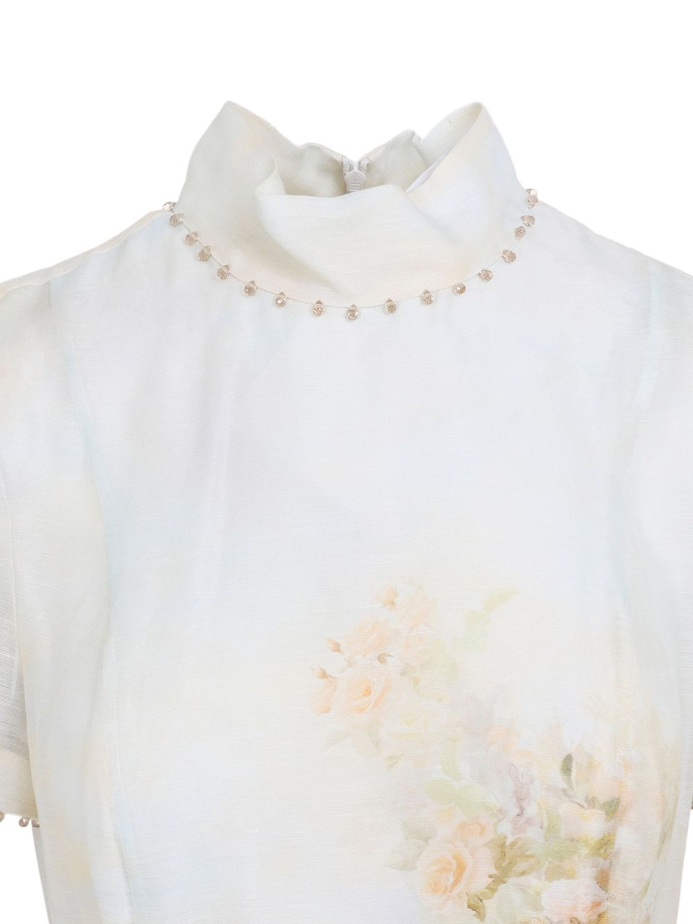 Memento floral-print midi dress - 3
