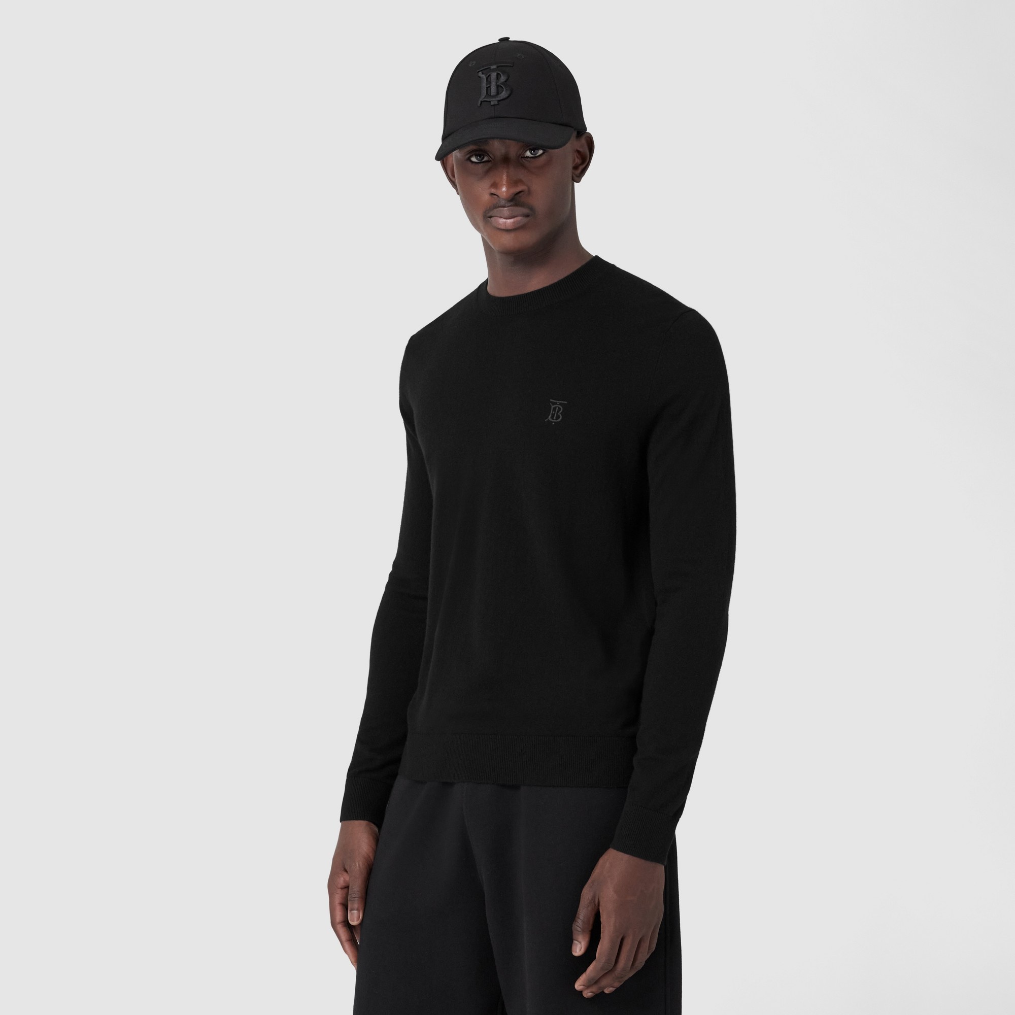 Monogram Motif Cashmere Sweater - 4