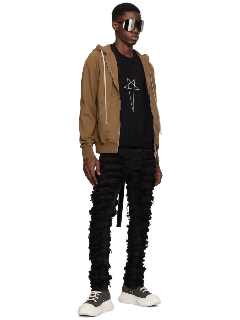 Rick Owens DRKSHDW Gray Abstract Sneakers outlook