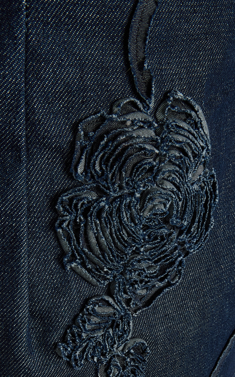 Strapless Denim Top blue 5