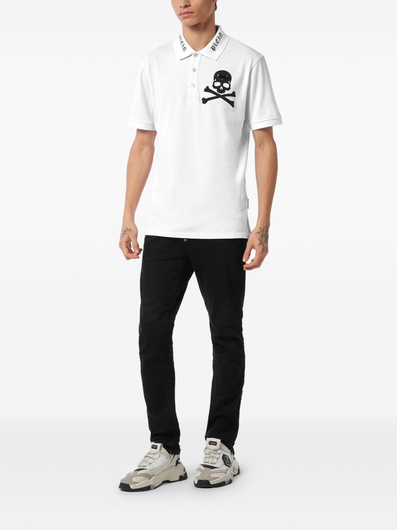 PHILIPP PLEIN Skull & Bones polo shirt outlook