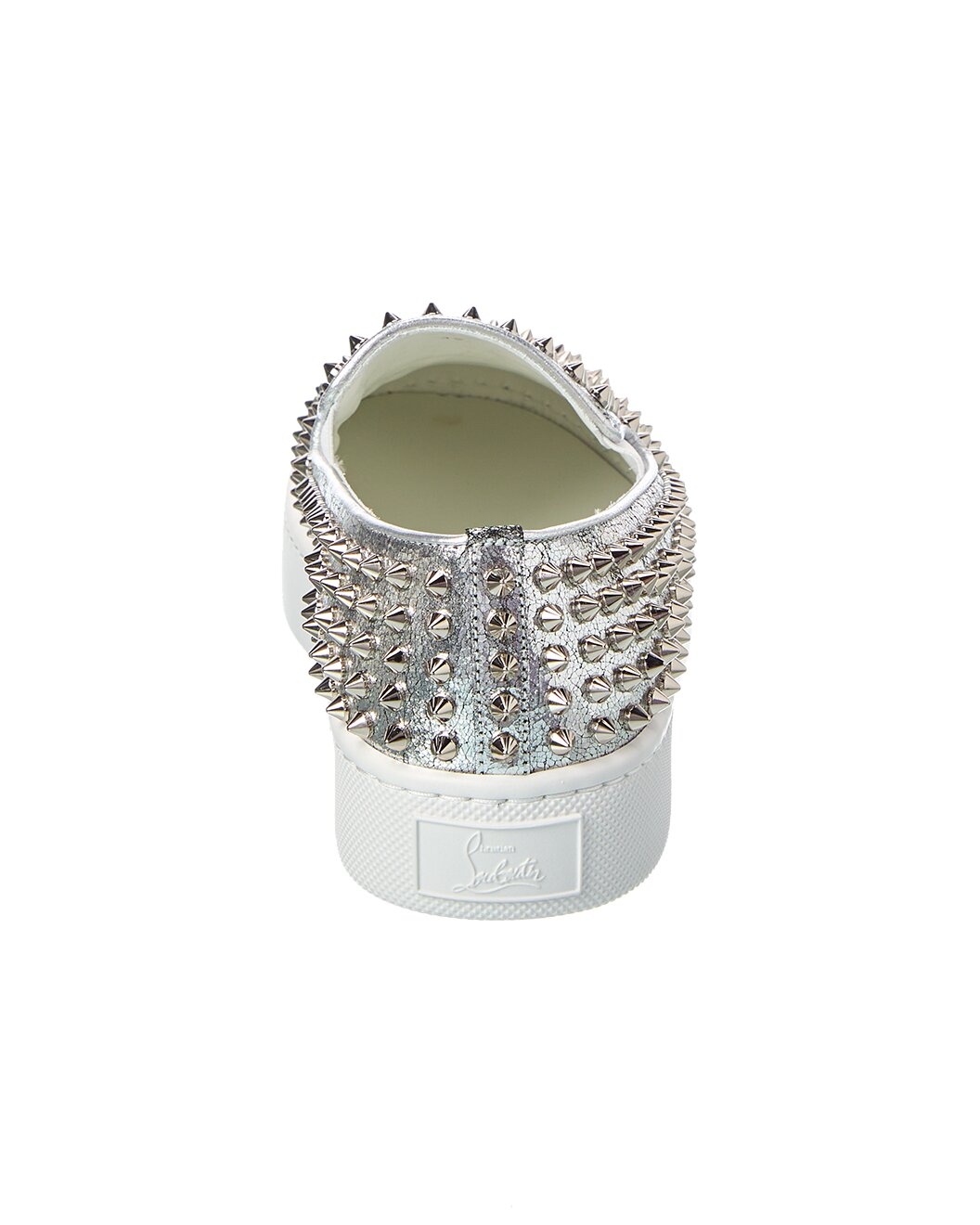 Christian Louboutin Spikeboat Leather Slip-On Sneaker - 3