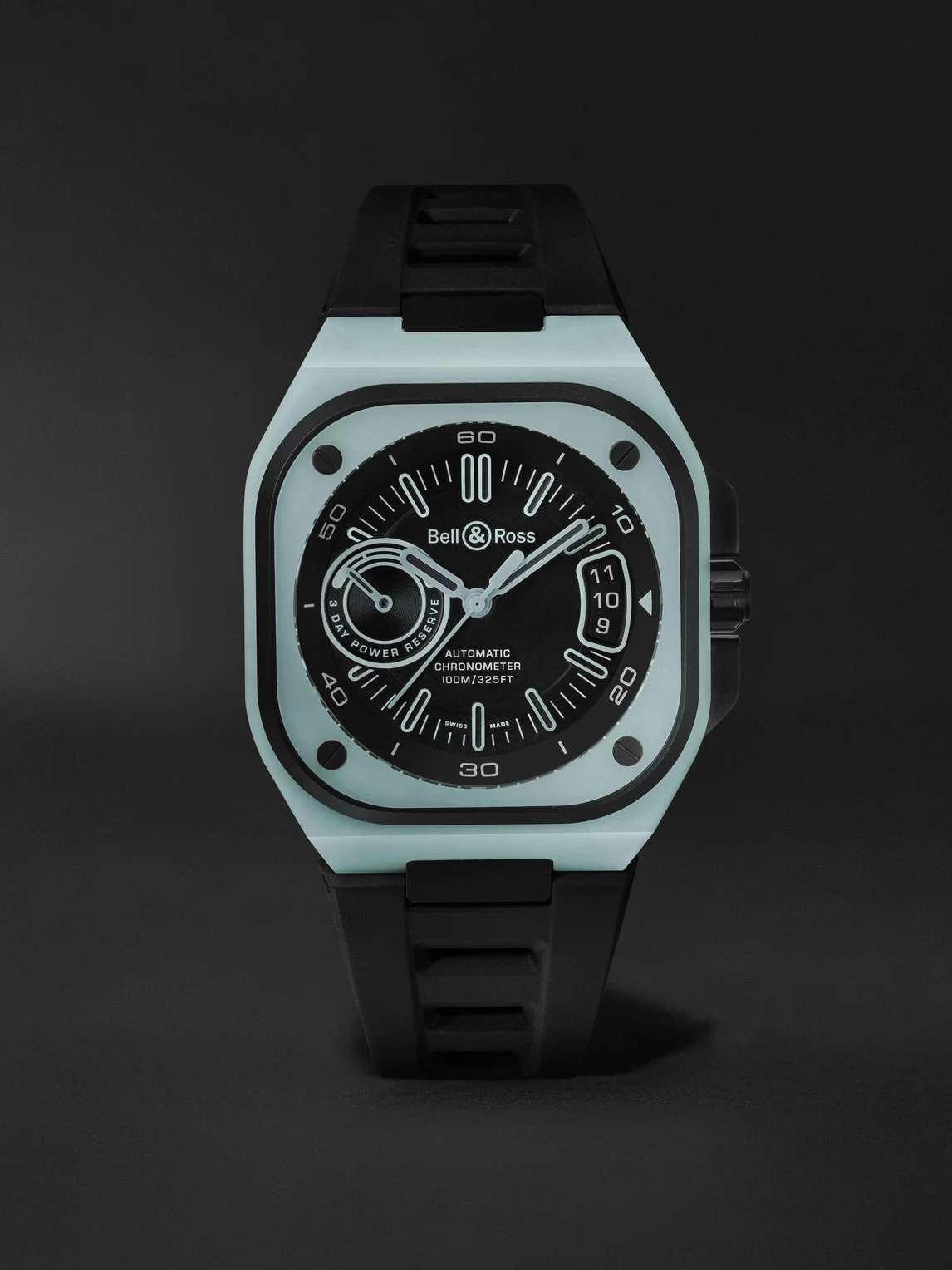 BR-X5 Lum Automatic Titanium Watch, Ref. BRX5R-BLUM-TC/SRB - 1
