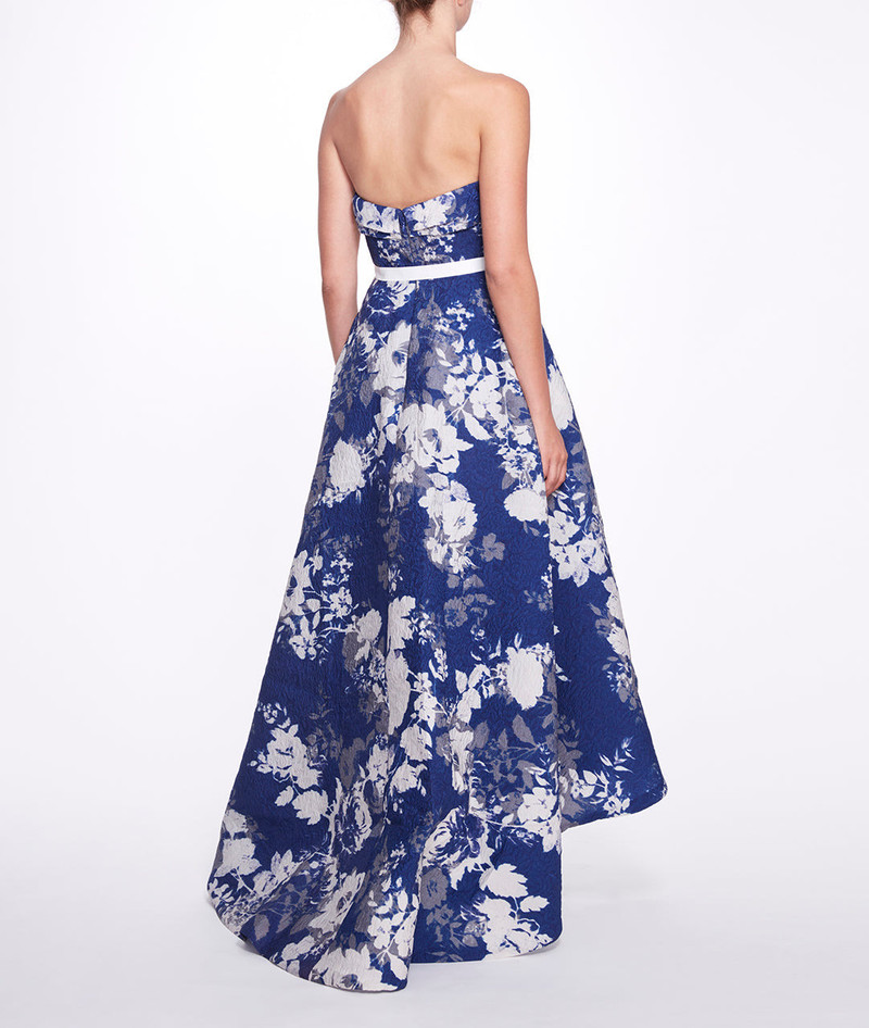 ORGANZA CLOQUE HI-LOW GOWN 3