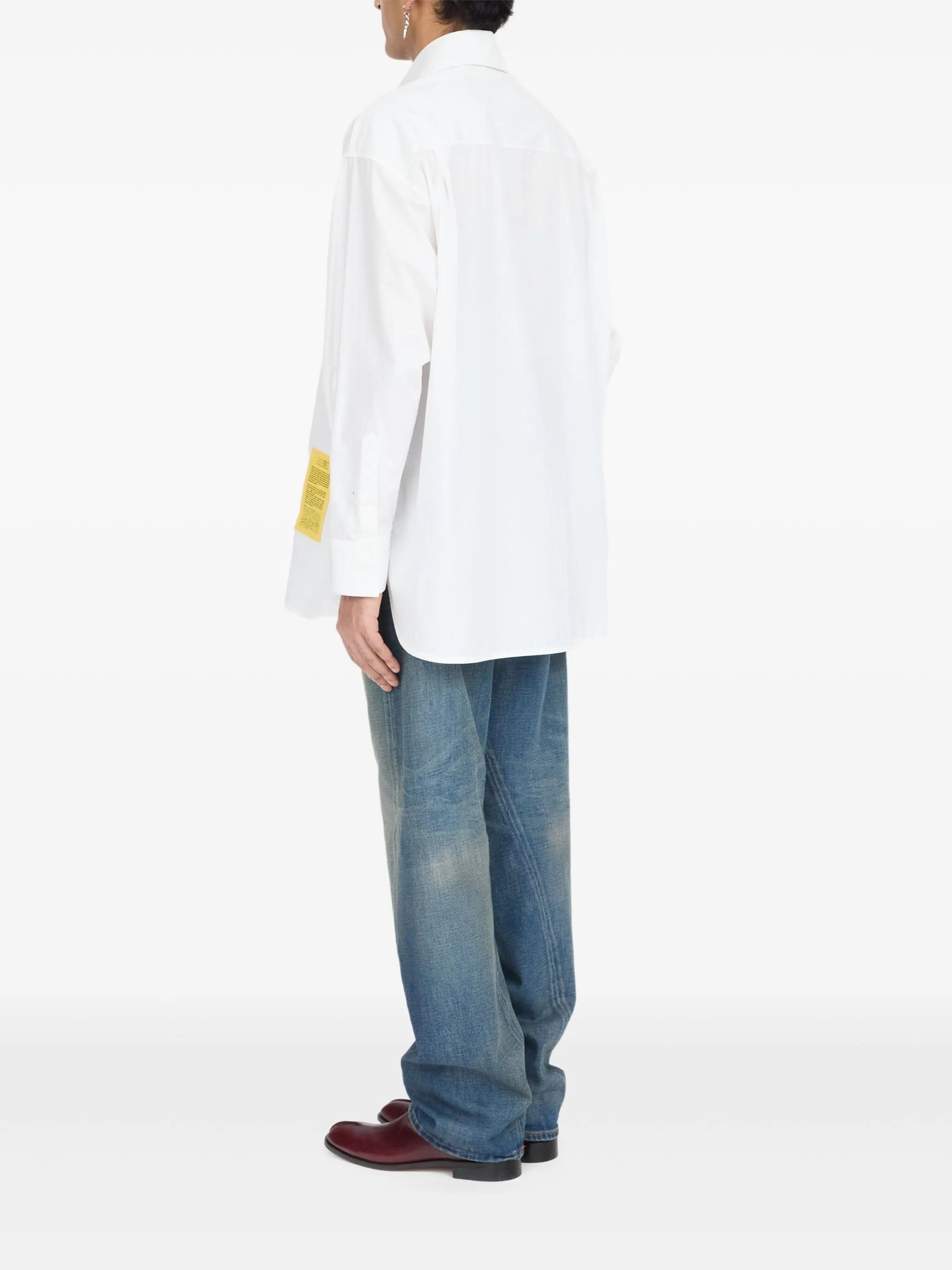 Mm6 Maison Margiela Numbers Motif-patch Shirt - 6
