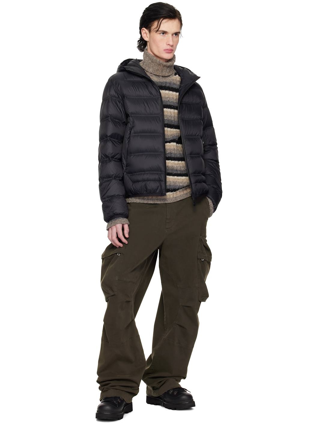 Black Gardy Down Jacket - 5