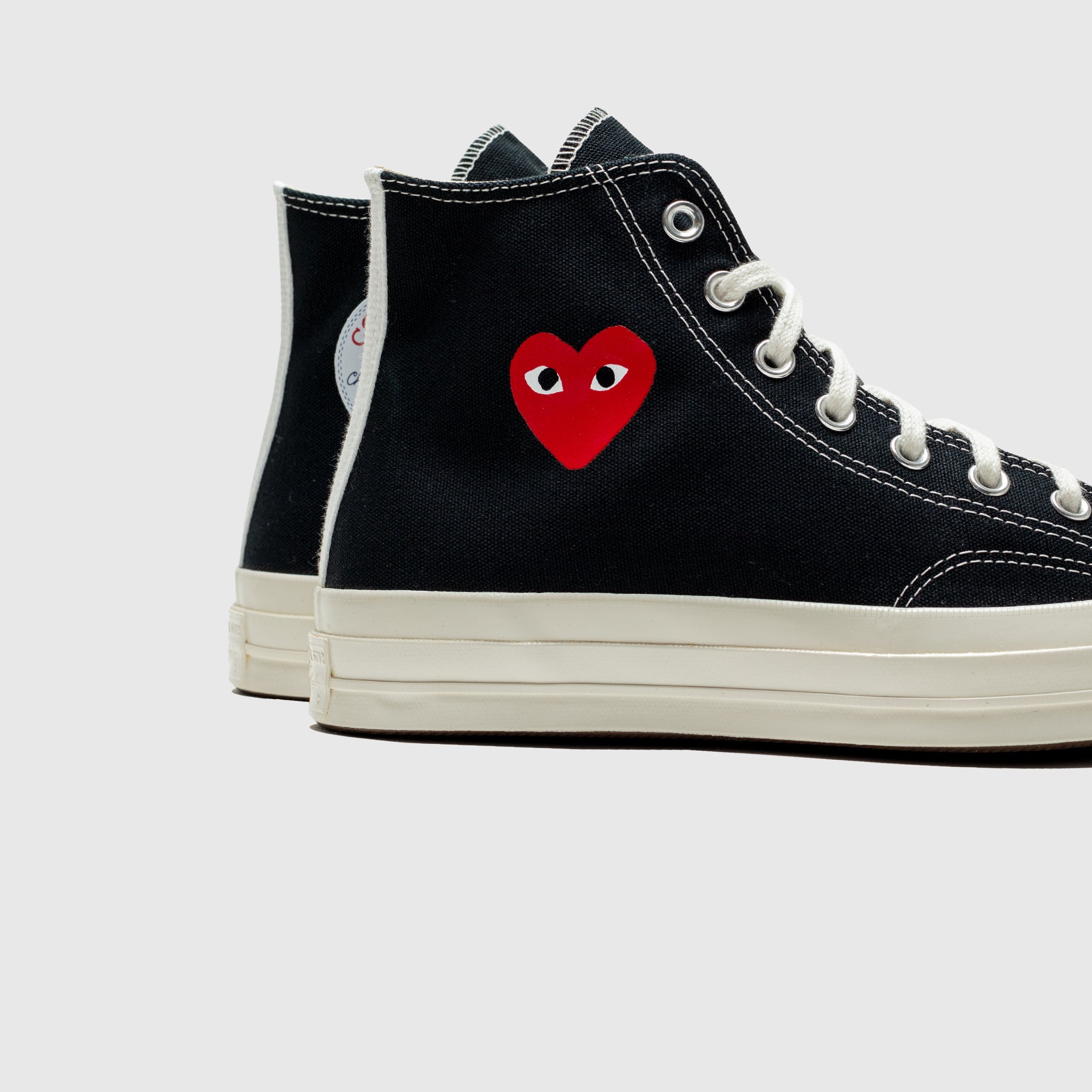 CHUCK TAYLOR ALL-STAR '70 HI "BLACK SINGLE HEART" - 5