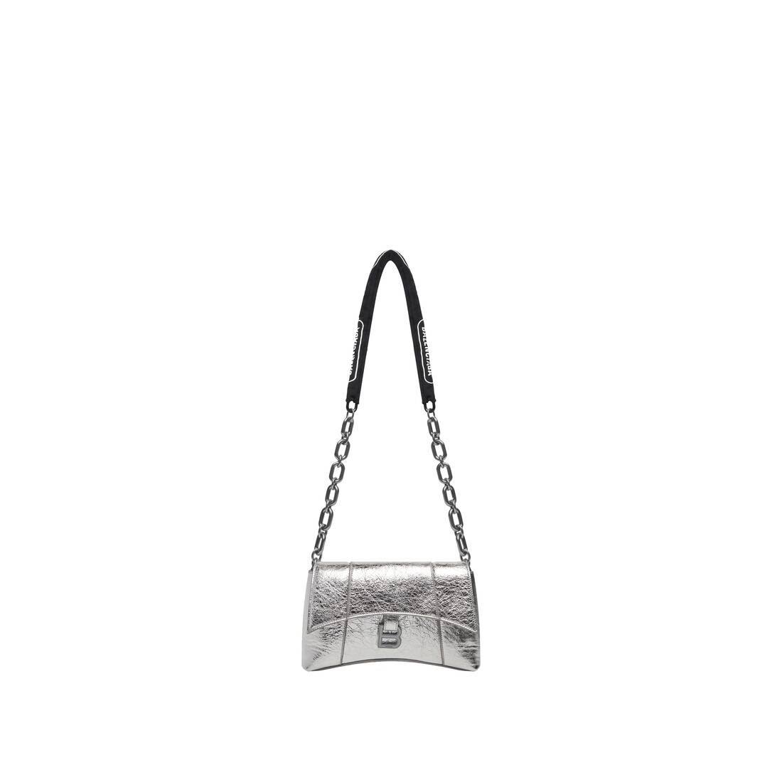 Women's Downtown Xs Shoulder Bag With Chain Metallized in Silver - 1