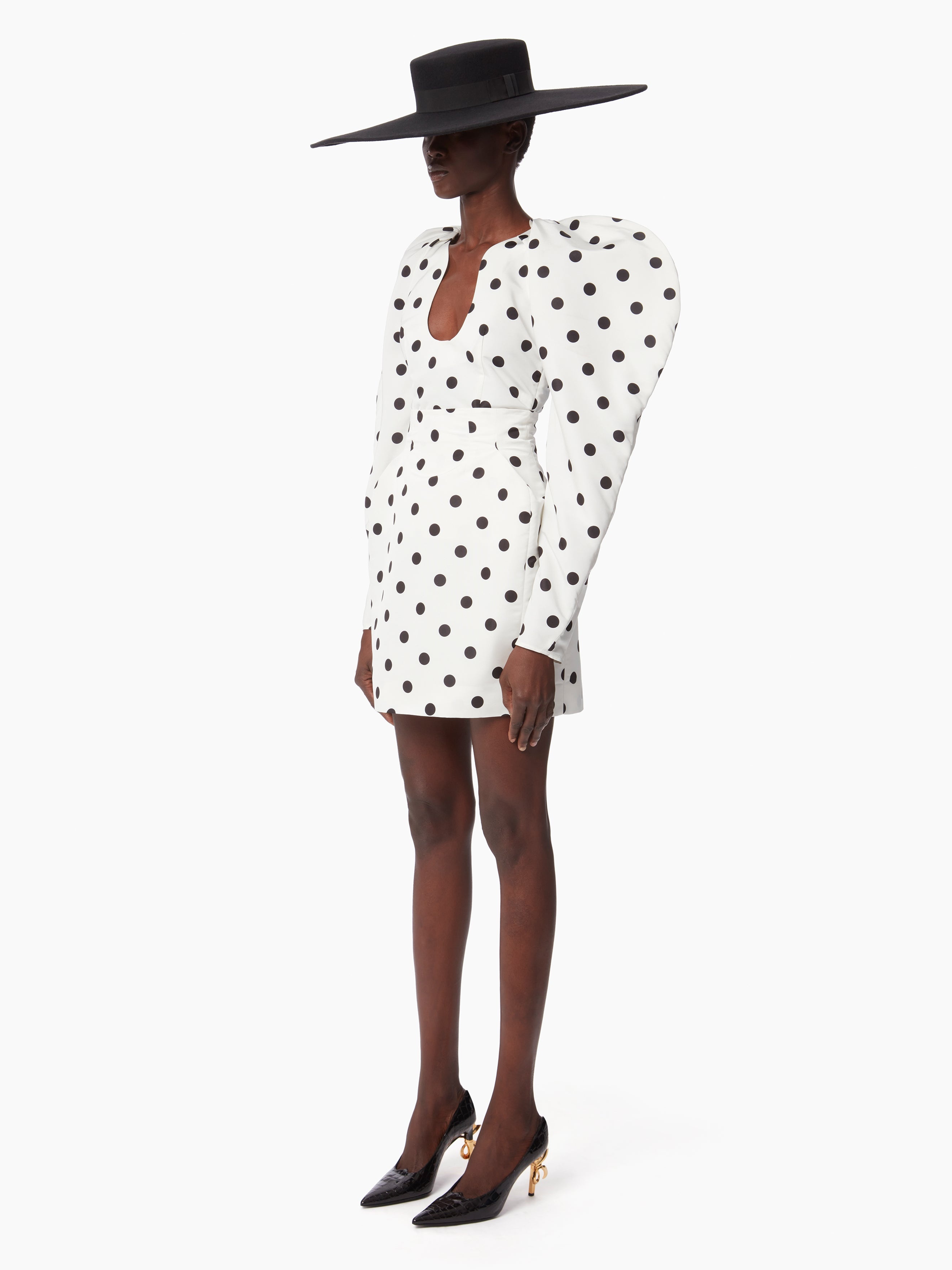 TAFFETA TOP WITH COCOON SLEEVES - 2