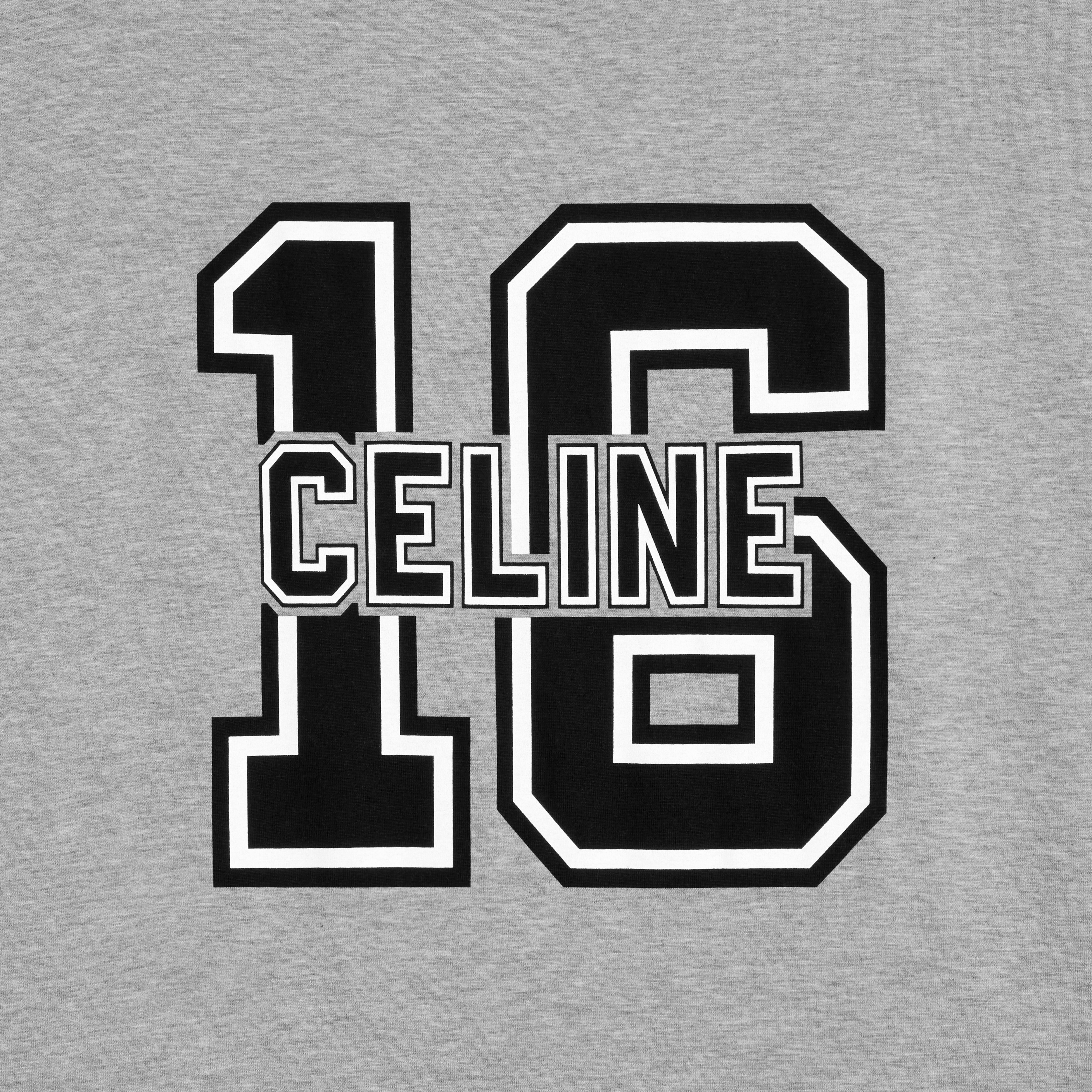 Celine 16 oversized cotton jersey t-shirt - 4