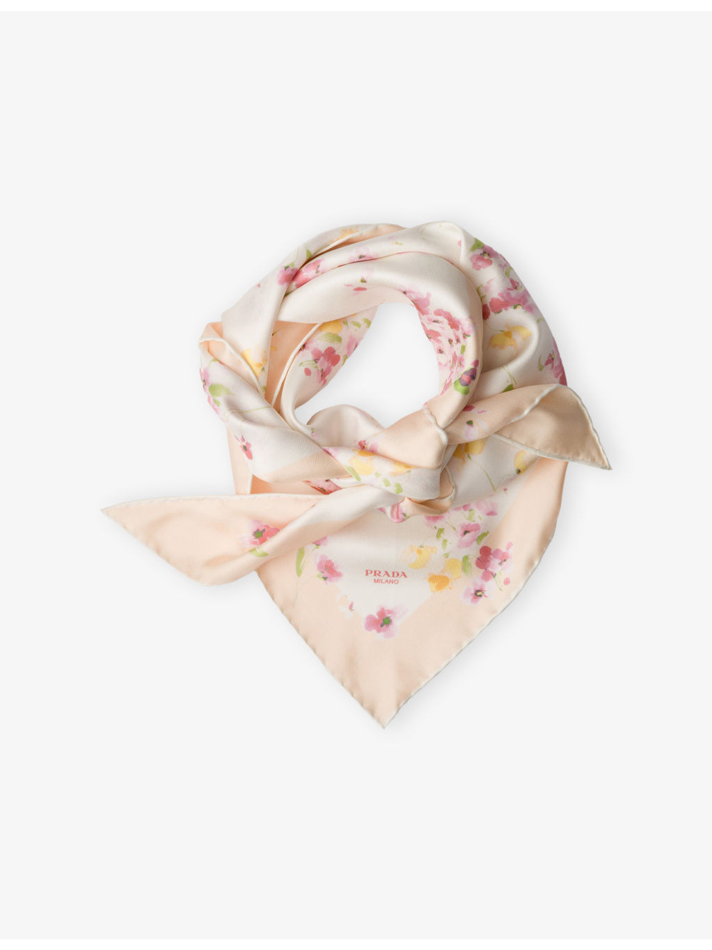 Floral-Print Silk-Twill Scarf - 2
