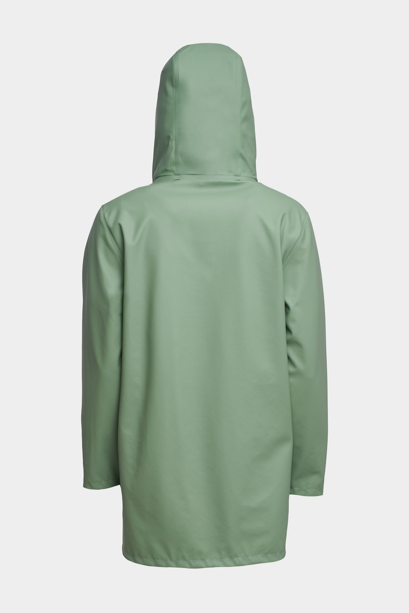 Stockholm Lightweight Zip Raincoat Loden Green 6