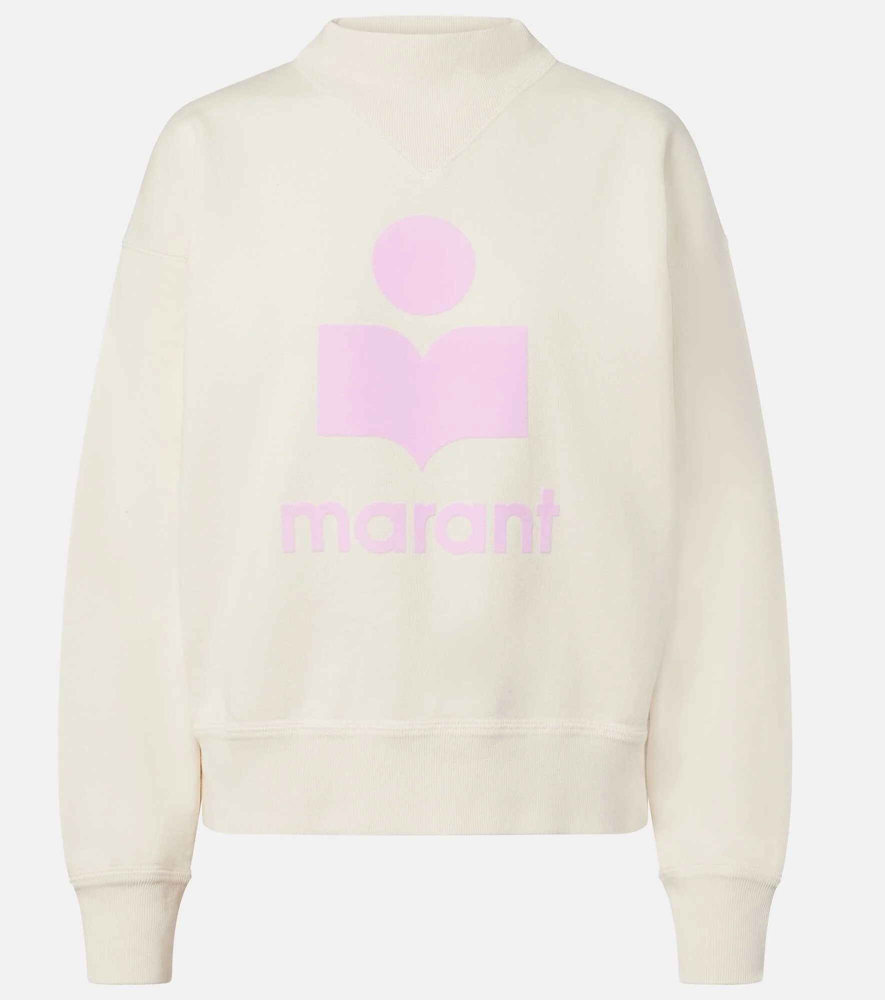 Logo cotton-blend fleece sweatshirt - 1