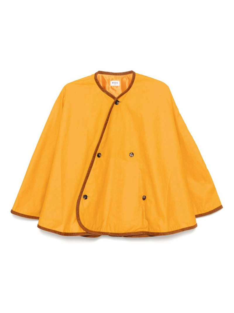 Waxed rain cape 1
