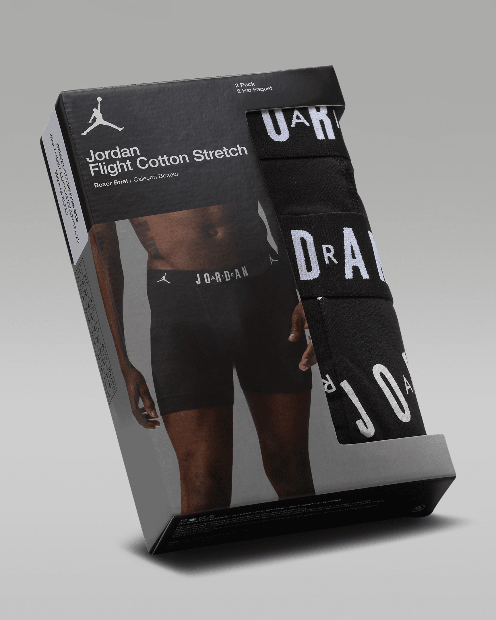 Jordan Flight Cotton Essentials Men's Boxer Briefs (2-Pack) - 7
