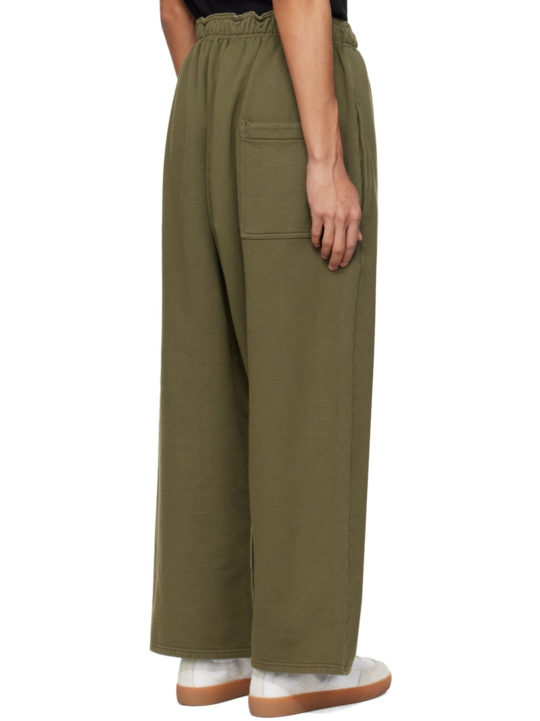 Green Embroidered Sweatpants - 3