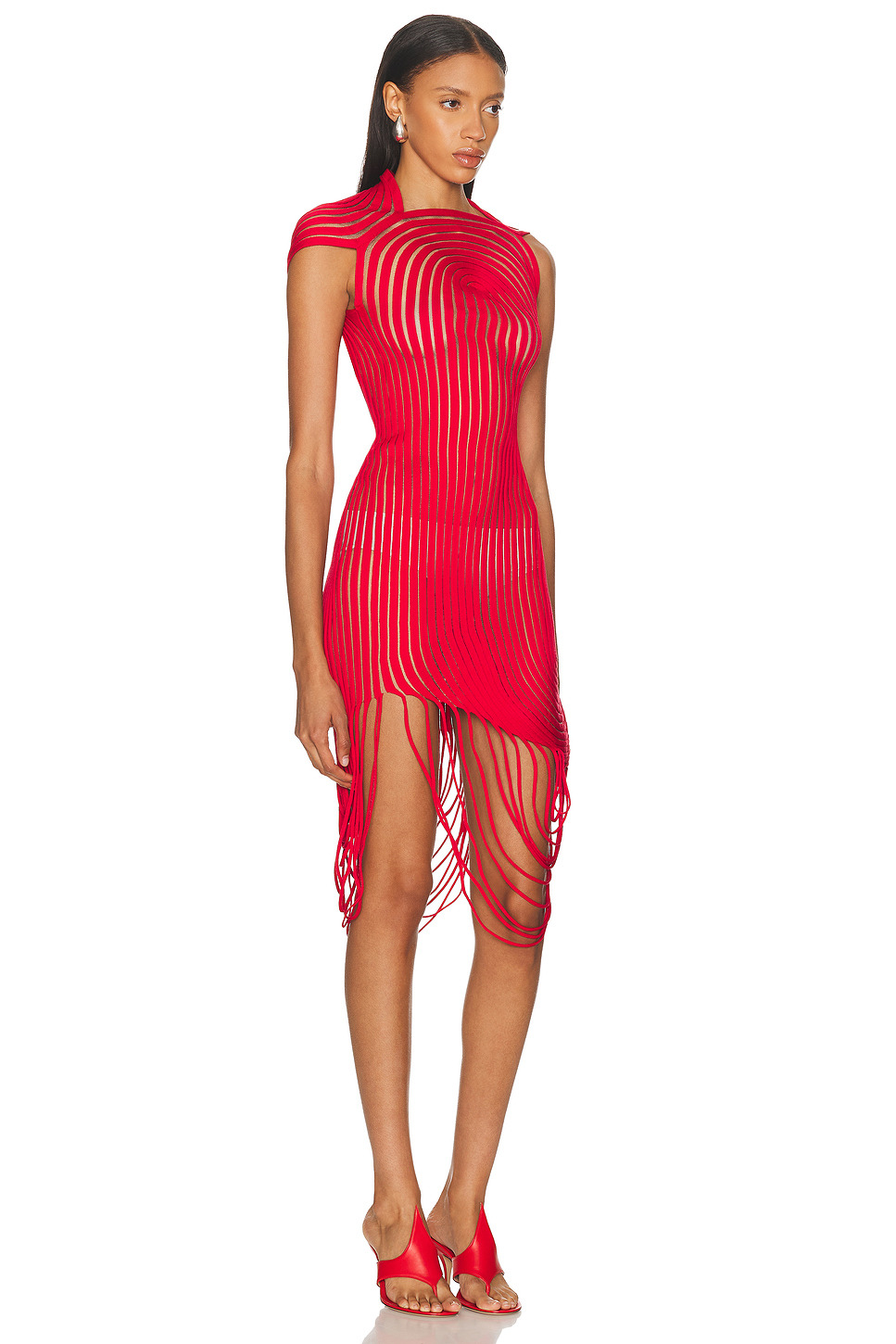 Embroidered Mini Dress - 2