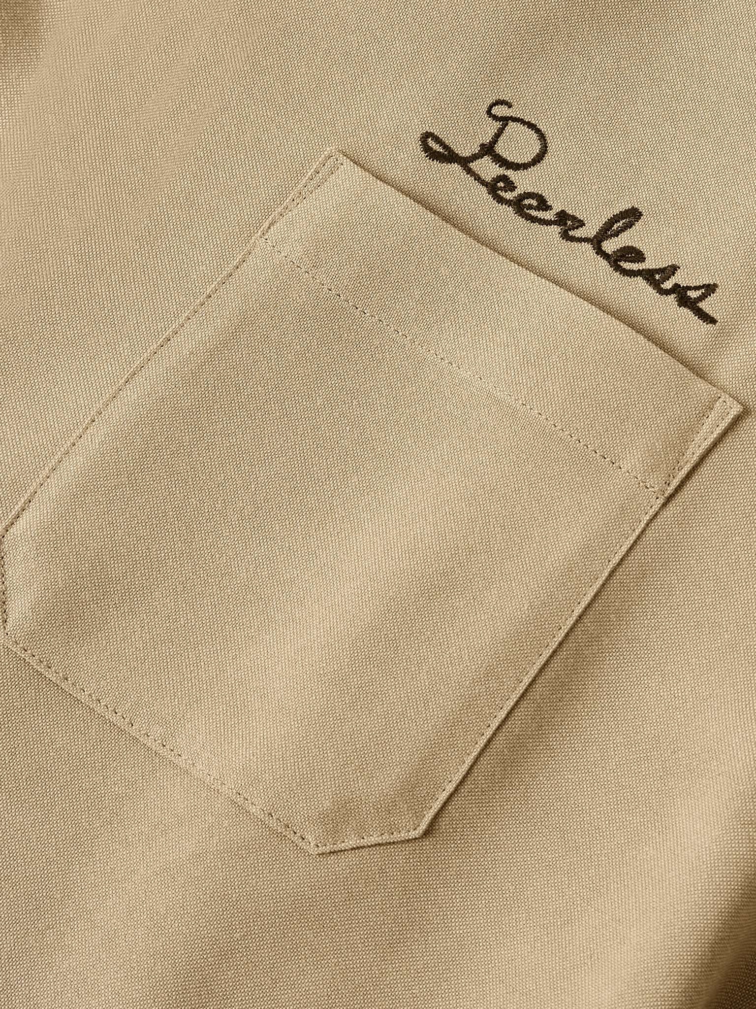 Keesey Convertible-Collar Logo-Embroidered Woven Shirt - 4