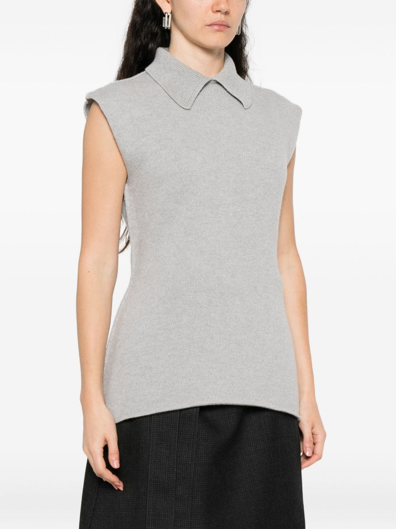 May sleeveless collared top 3