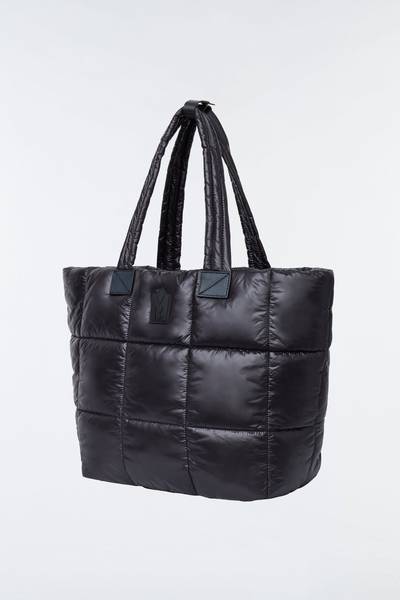 MACKAGE ROX square quilt tote with shoulder handles outlook