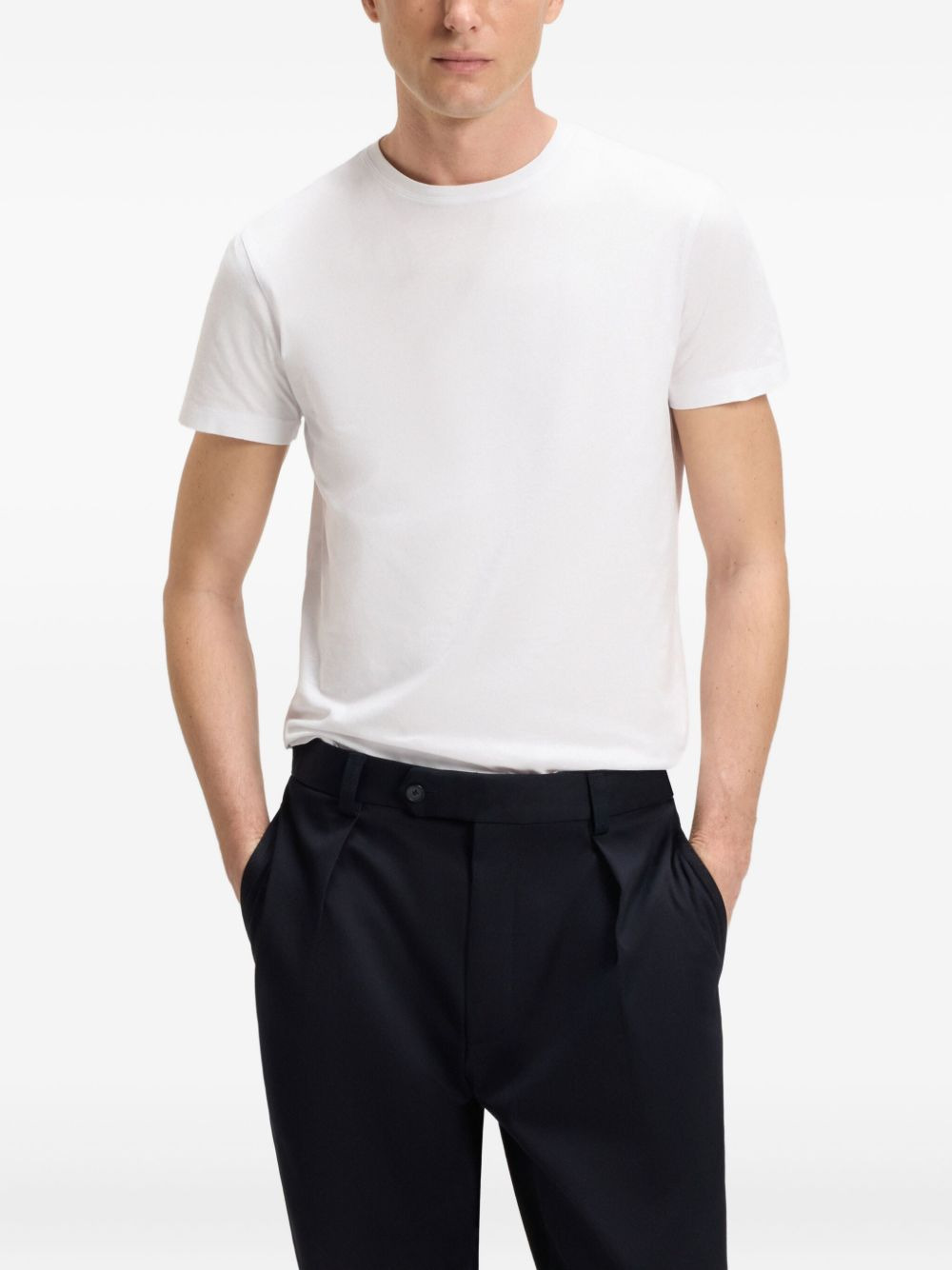 x David Beckham crew-neck T-shirt - 3