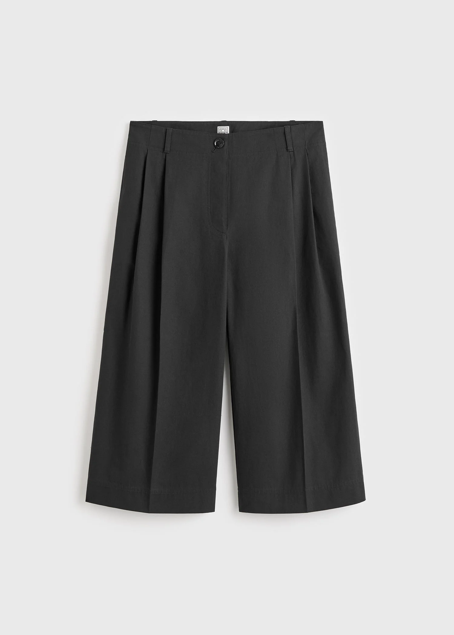 Cropped trousers black - 1